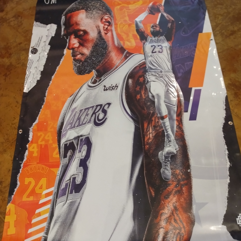 Lebron James 6'x3 Vinyl Banner